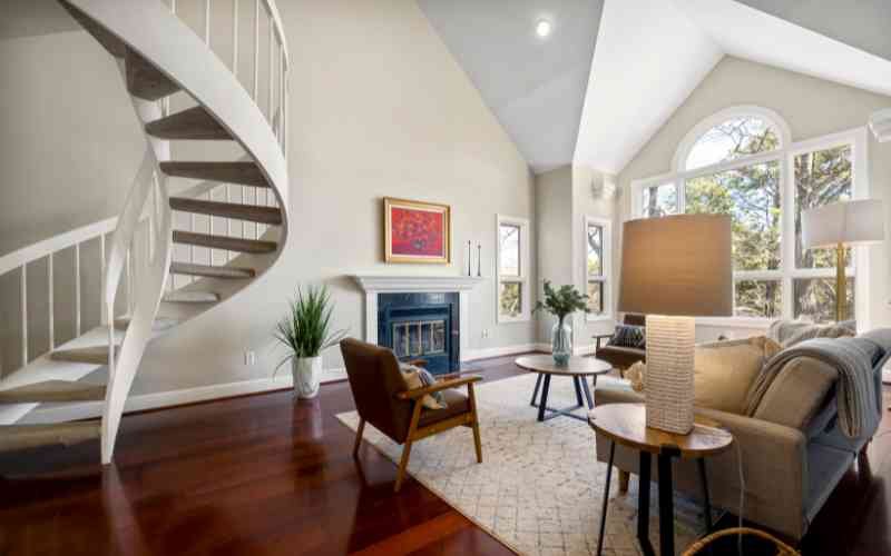 Staircase in Open-Plan Living